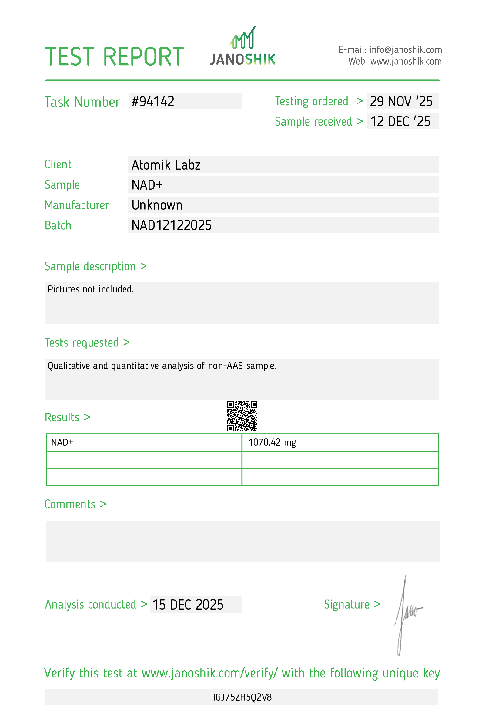 BULK PACK NAD+ 1g (1000mg) (new adjusted pH) (10 VIALS) BULK PACK NAD+ 1g (1000mg) (new adjusted pH) (10 VIALS)