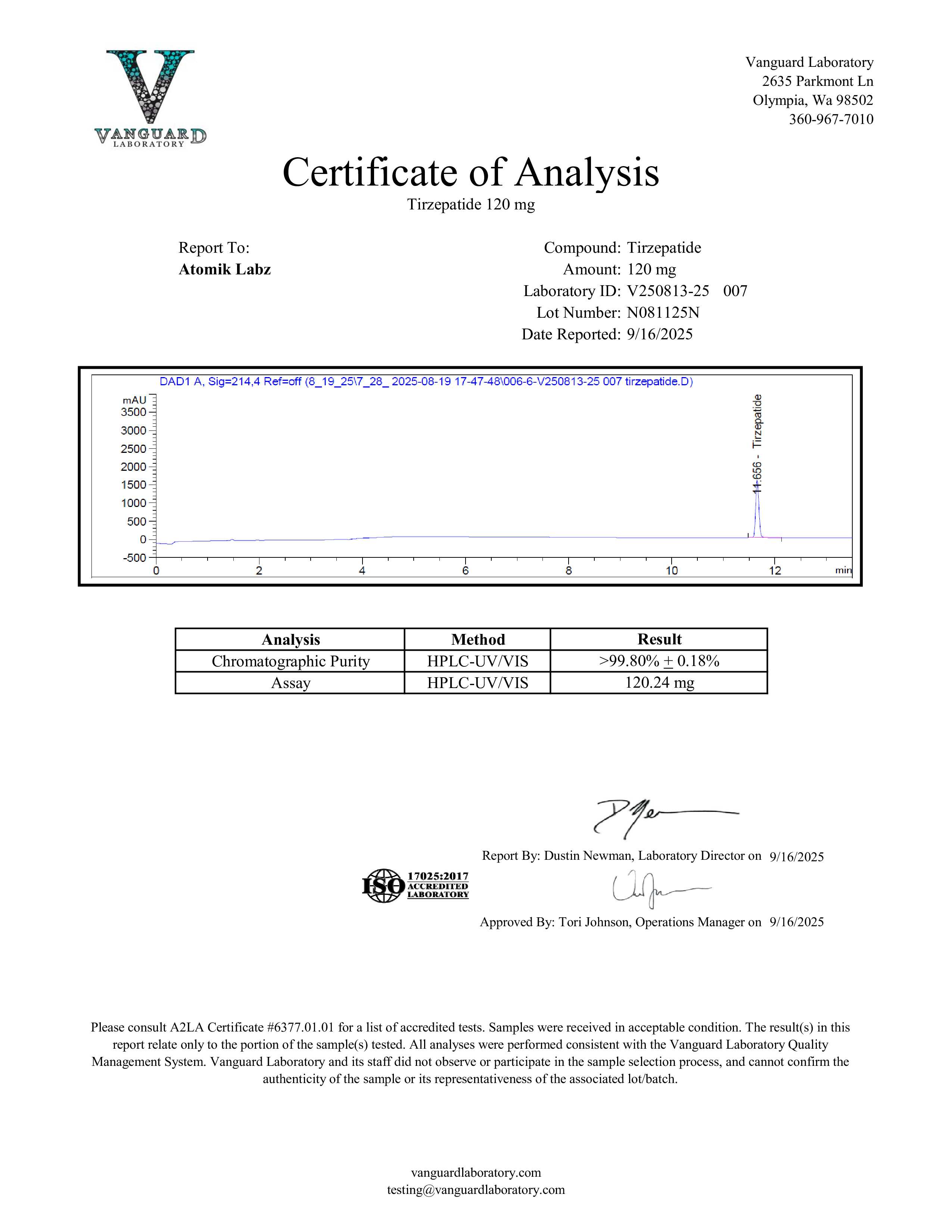 Peptide 2 (T) – 120mg (Current batch tested at 130mg) *TEMPORARY PRICE CHANGE Peptide 2 (T) – 120mg (Current batch tested at 130mg) *TEMPORARY PRICE CHANGE