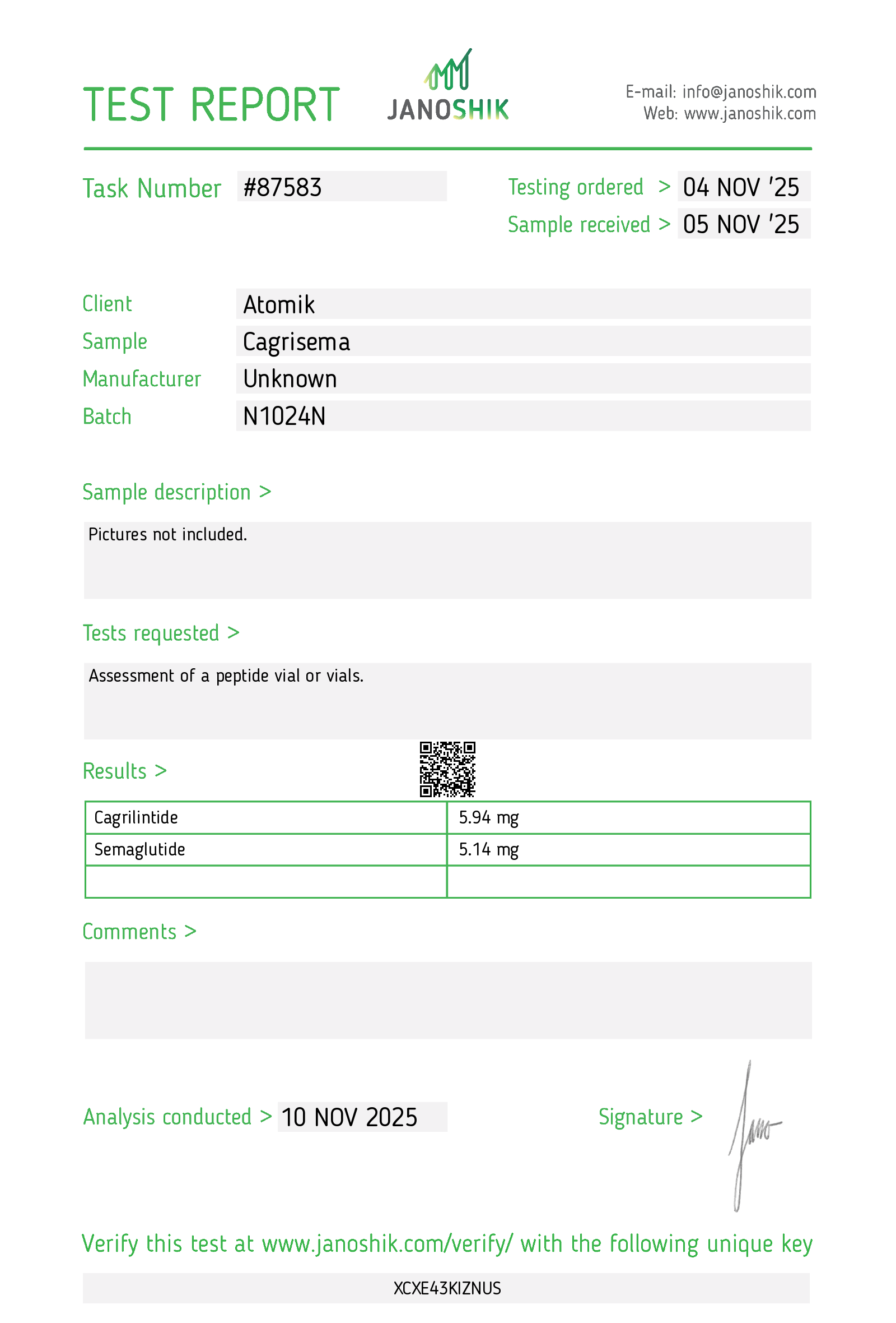 Peptide CS – (5mg/5mg) Peptide CS – (5mg/5mg)