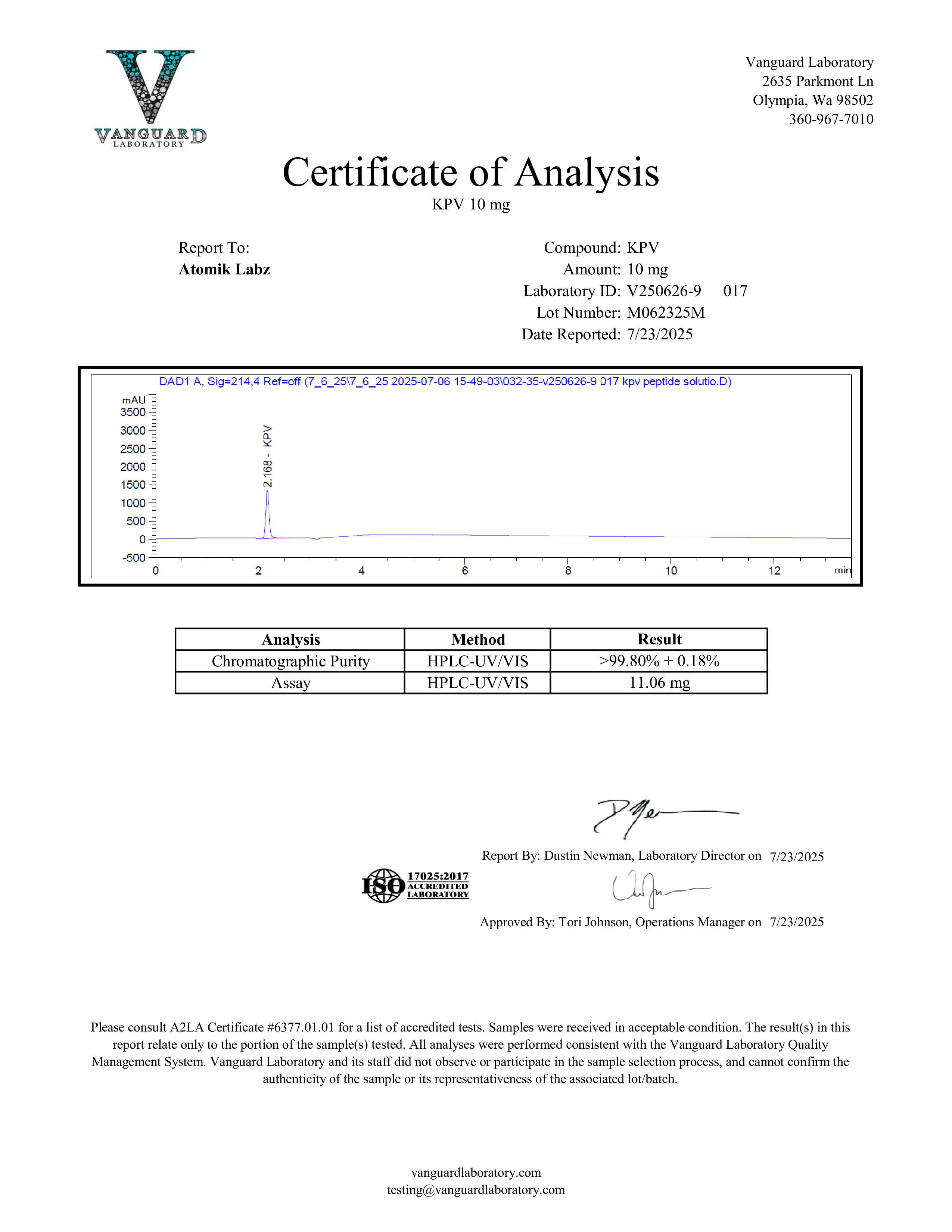 KPV – 10mg KPV – 10mg